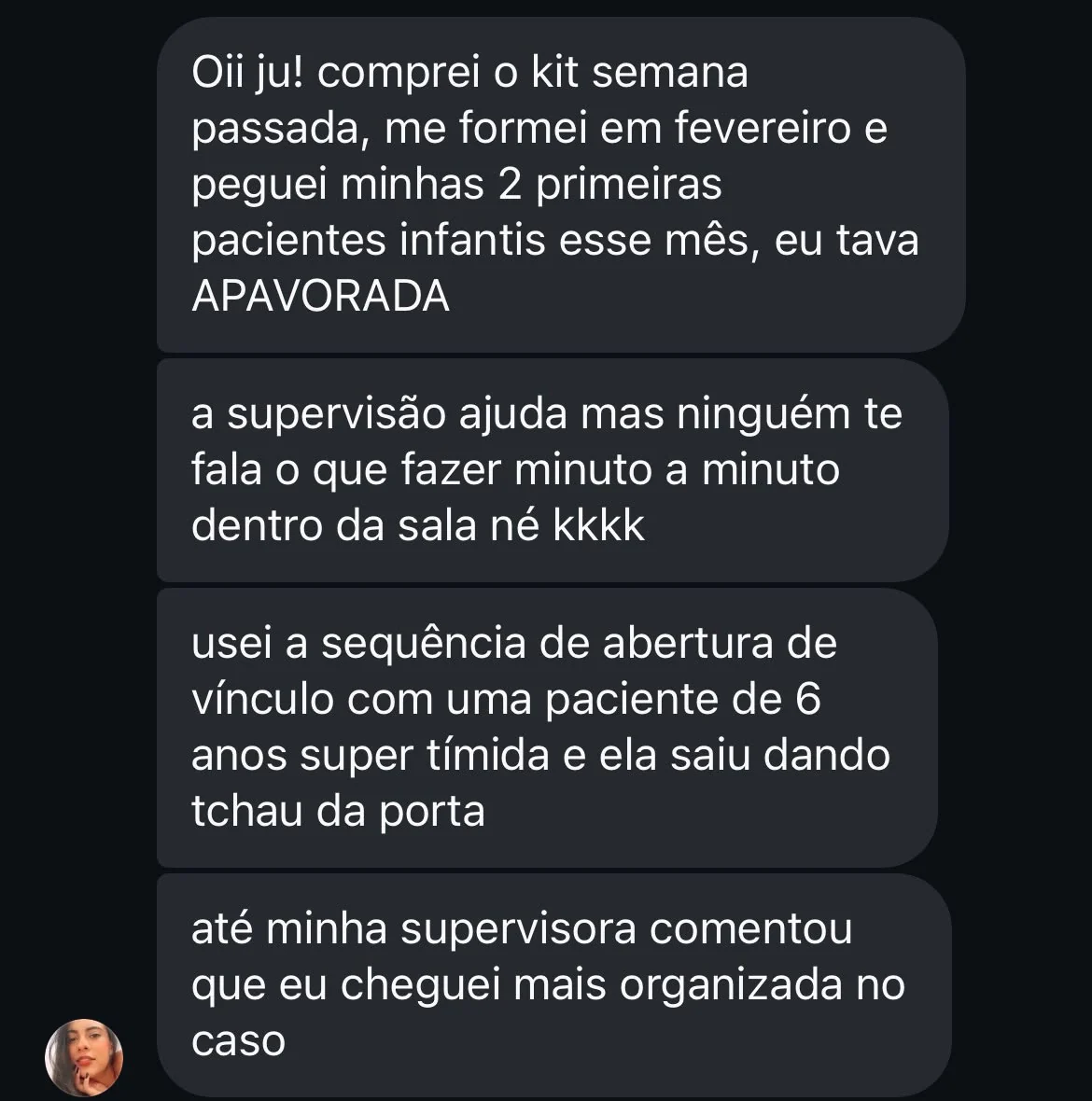 Conversa real de cliente no WhatsApp 2